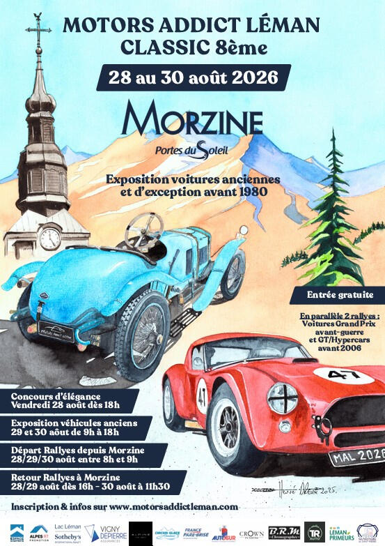 Motors Addict Léman August 28th - 30Th, 2026